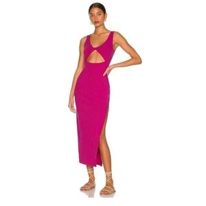NWOT L* Space Nico dress size S in bougainvillea ( dark pink) sleeveless